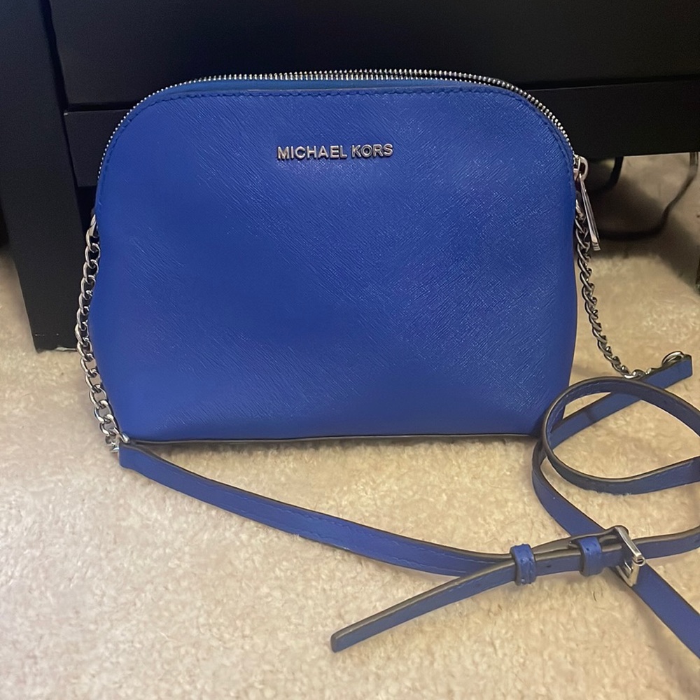 Blue Michael Kors Cross Body
